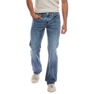 7 For All Mankind Mens Brett Kef Bootcut Jean, Blue